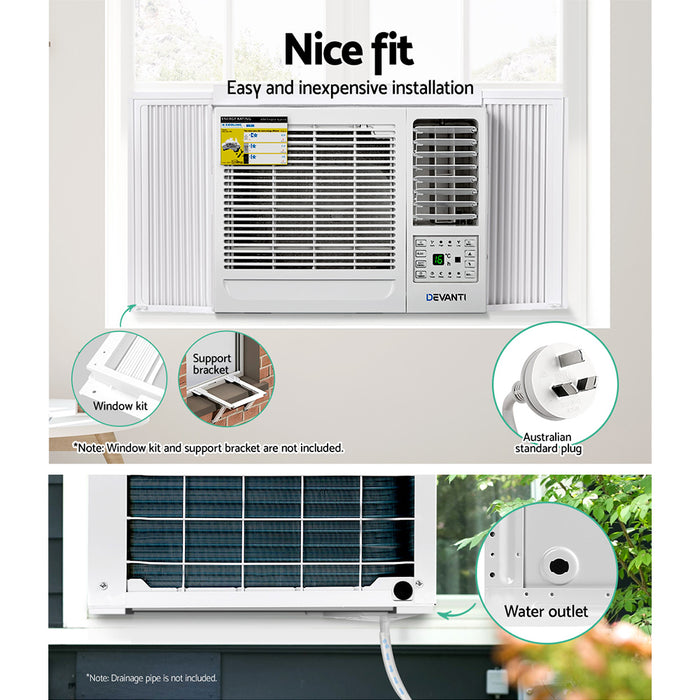 Installation of window air conditioner