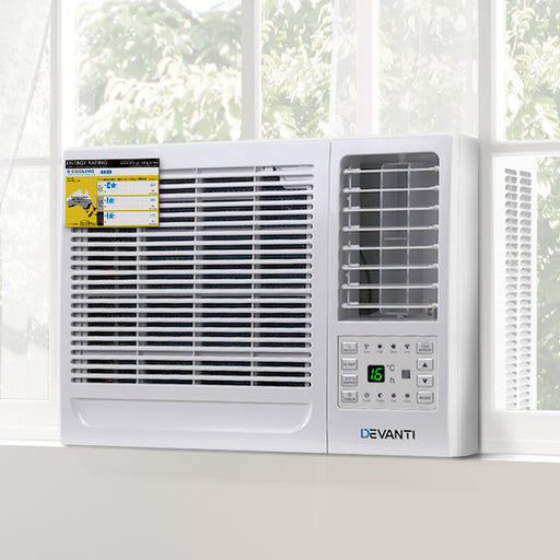 Wndow air conditioner in home