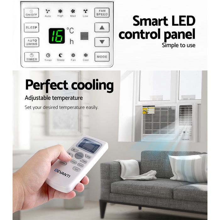 Remote control for window air conditioner