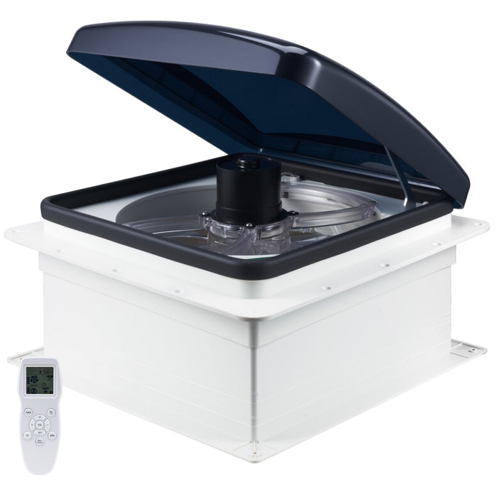 Caravan Vent Roof Fan 355.6 mm 10-Speed Reversible with Remote Control