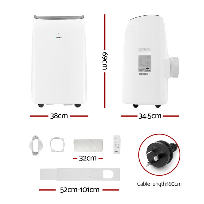 Dimensions of 12000BTU Portable Air Conditioner