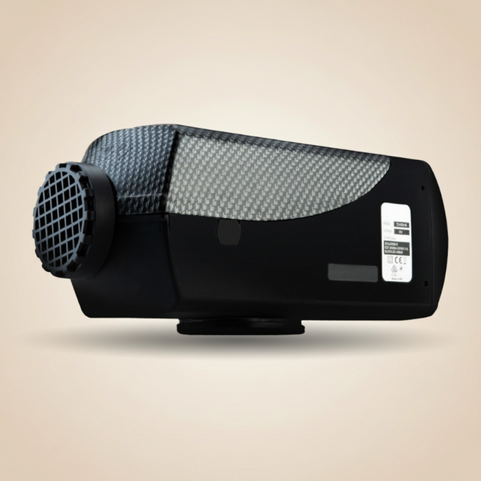 Black and gray air heater for caravan