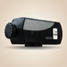 Black and gray air heater for caravan