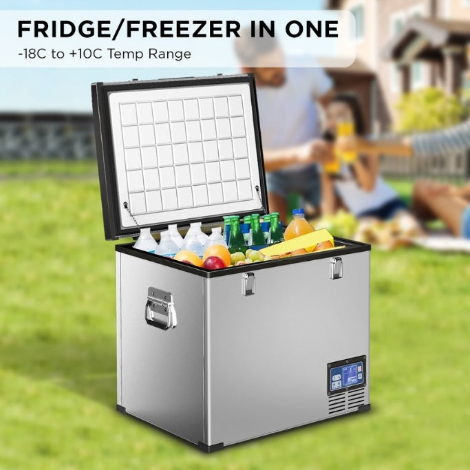 12V Caravan Chest Fridge Freezer 75L