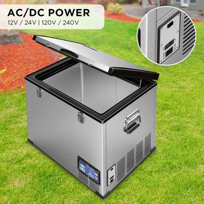 12V Caravan Chest Fridge Freezer 75L