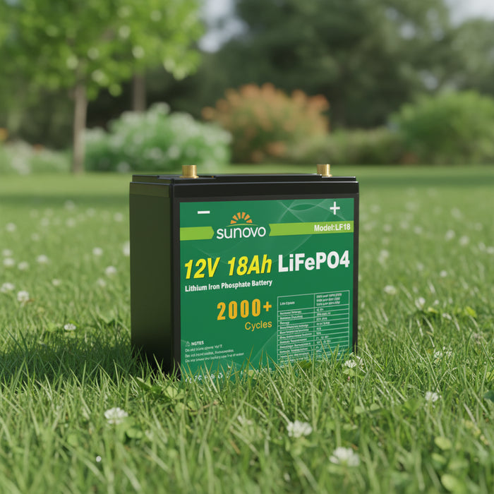 12V 18Ah Lithium Iron Phosphate Battery