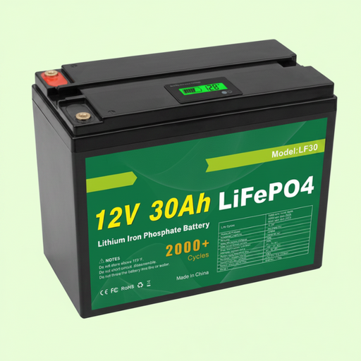 12V 30Ah LiFePO4 battery