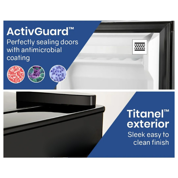 Fridge freezer door with ActivGuard and Titanel features