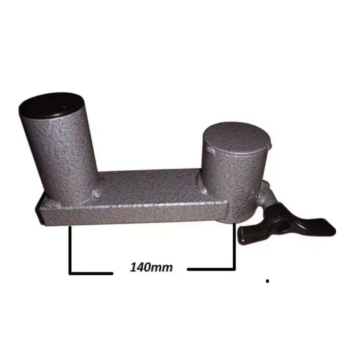 140mm Wineglass Extension in Grey Hammertone 2-EXTS