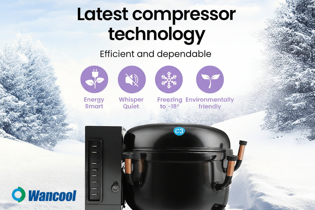 Wancool compressor with features listed