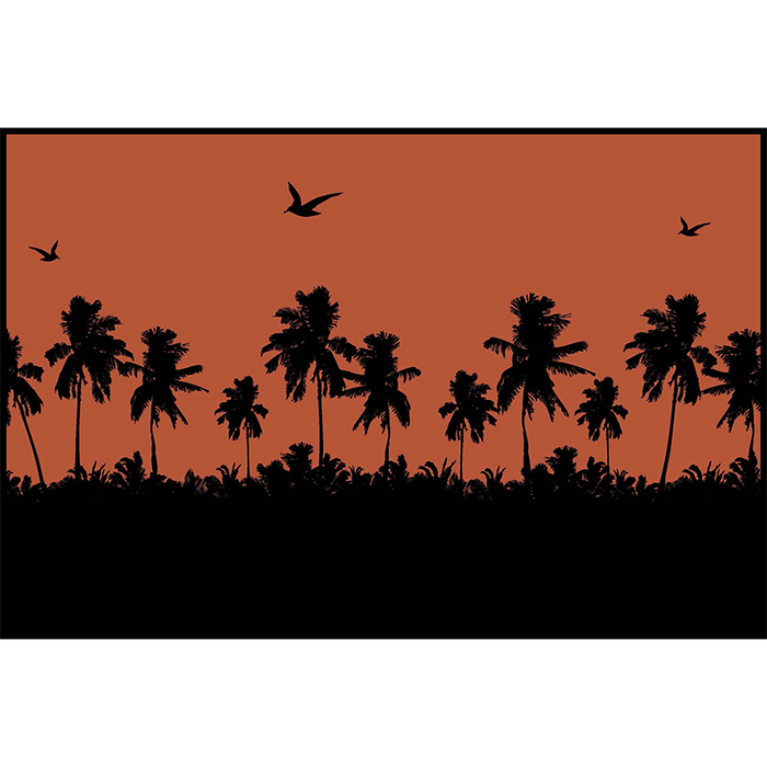 Recycled Plastic Camping Mat – Coastal Sunset | Durable RV, Caravan & Outdoor Floor Mat