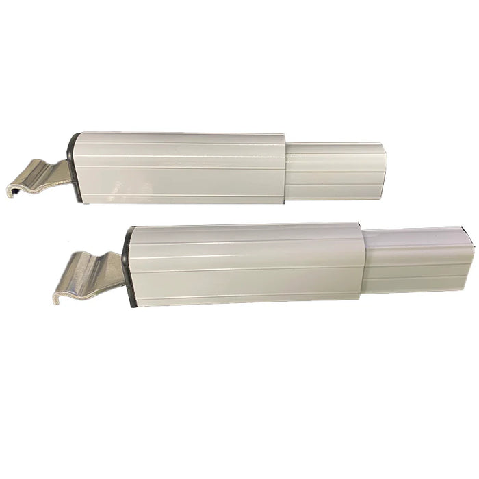 Flap Eliminator Hook End Adaptors (Pair) | for Fiamma F45 Awning | Available in Black or White