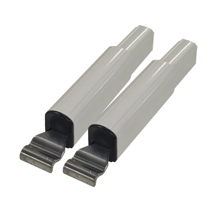 Flap Eliminator Hook End Adaptors (Pair) | for Fiamma F45 Awning | Available in Black or White