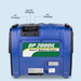 Portable Generator with charging features labeled