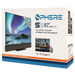Box packaging of a S9 27-inch FHD LED TV with integrated soundbar by Sphere.