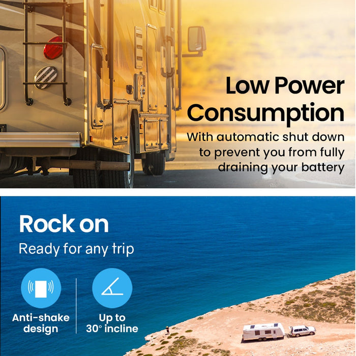 Features of 70L caravan fridge freezer, low power consumption anti-shake design.