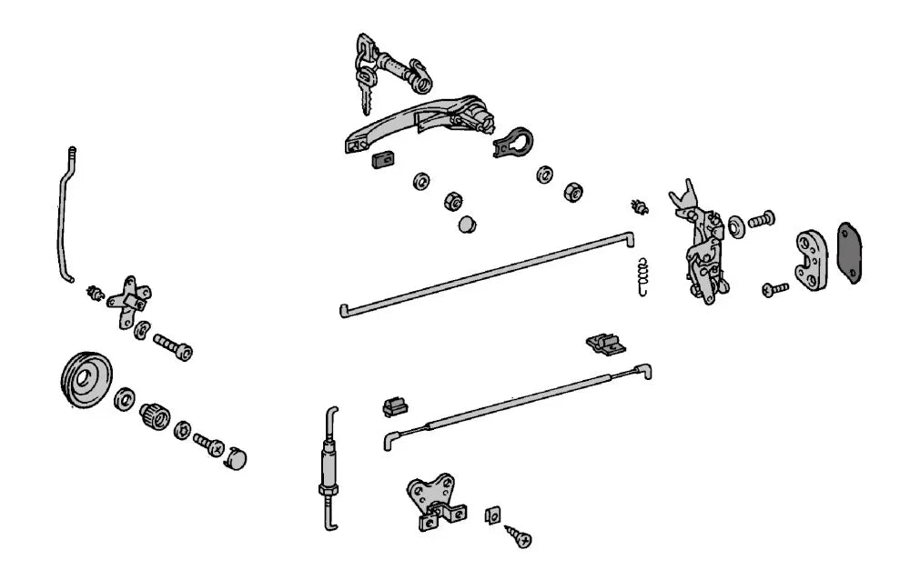Porsche Door Lock Button Trim Surround for 911 & 930
