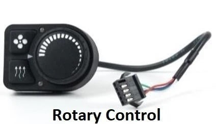 AUTOTERM Diesel Air Heater Kit 12V 2kW with PU-5 Rotary Controller | 2D12PU5