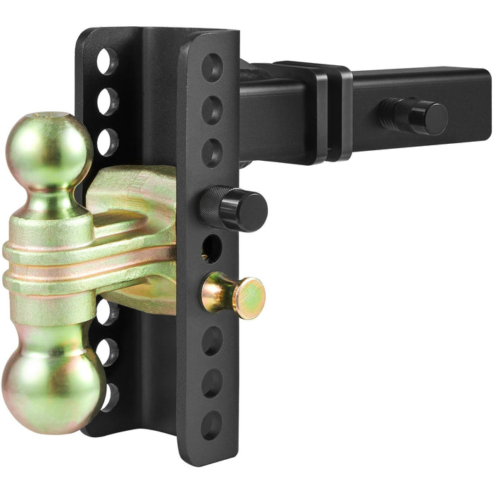 Towing Hitch and Dual Ball on white background