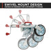 Jockey Wheel swivel mount design