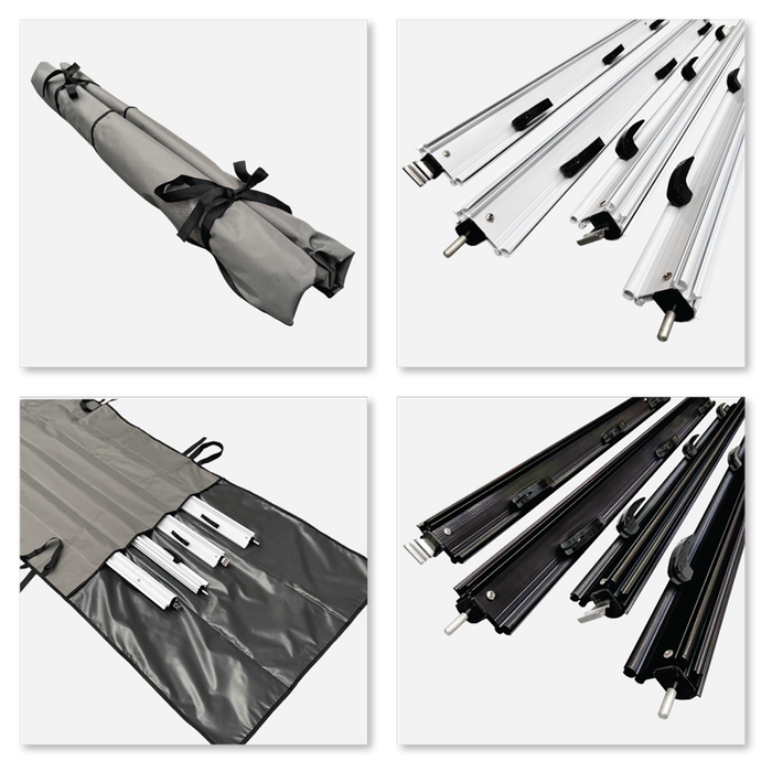 Coast RV Awning FLAP ELIMINATOR Kit |  Medium Black or White | 220 to 230cm