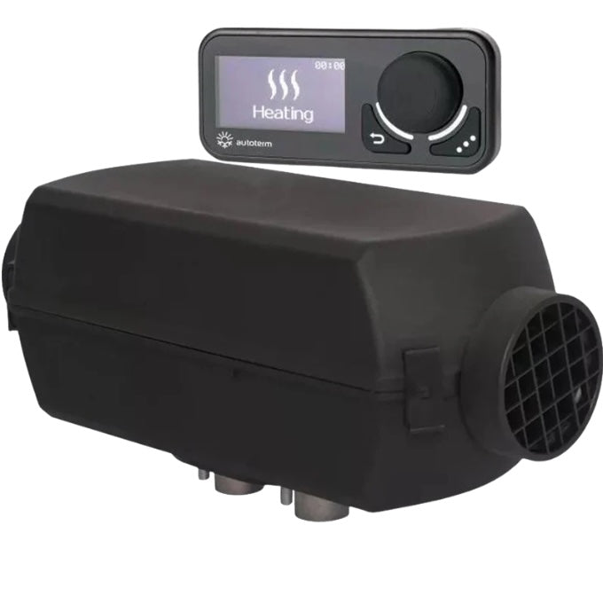 Autoterm 2kW 12V Diesel Air Heater Kit with PU-27 Digital Controller | Genuine European Heater | 2D12PU27