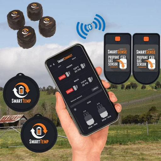 BMPRO SmartConnect tyre temp and gas sensors