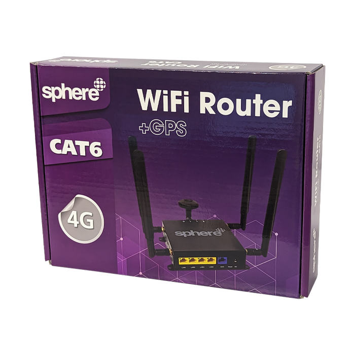 SPHERE CAT6 4G WiFi Router with GPS — Outback Vagabond