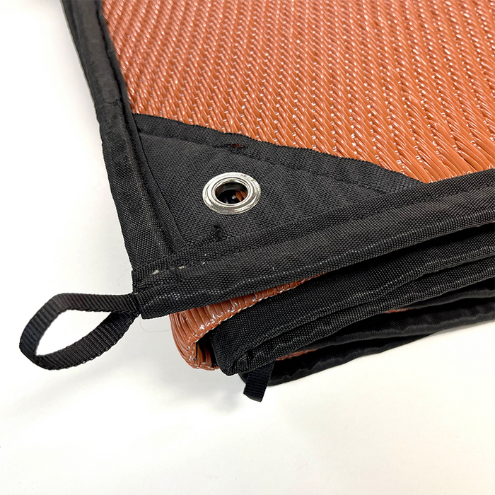 Recycled Plastic Camping Mat – Coastal Sunset | Durable RV, Caravan & Outdoor Floor Mat