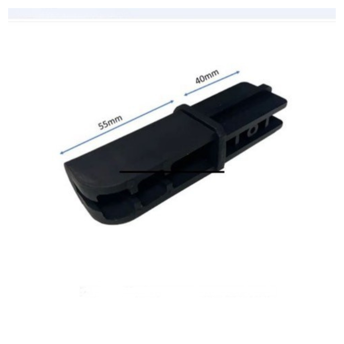 Spigot end for awning flap eliminator kit, with dimensions