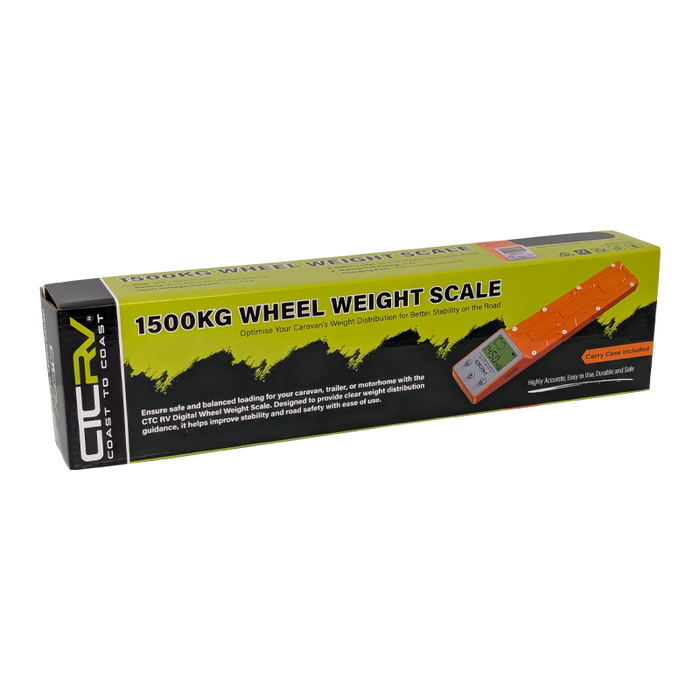 Caravan weight scales with Ramp and Case