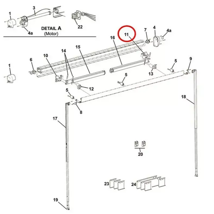 Carefree Freedom R/H Knuckle ASSY Case. R001627