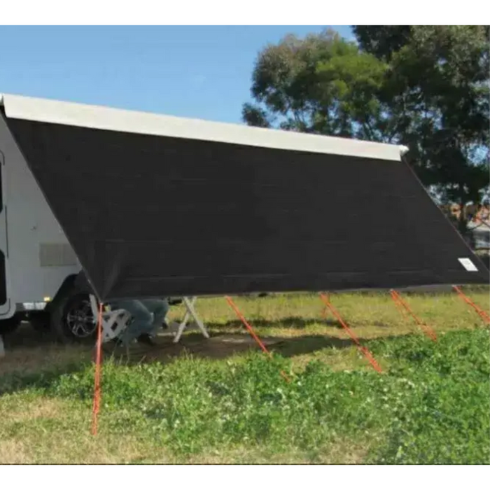 Coast V2 Black Sunscreen W4330mm x H1800mm to suit 15' CF Awning.