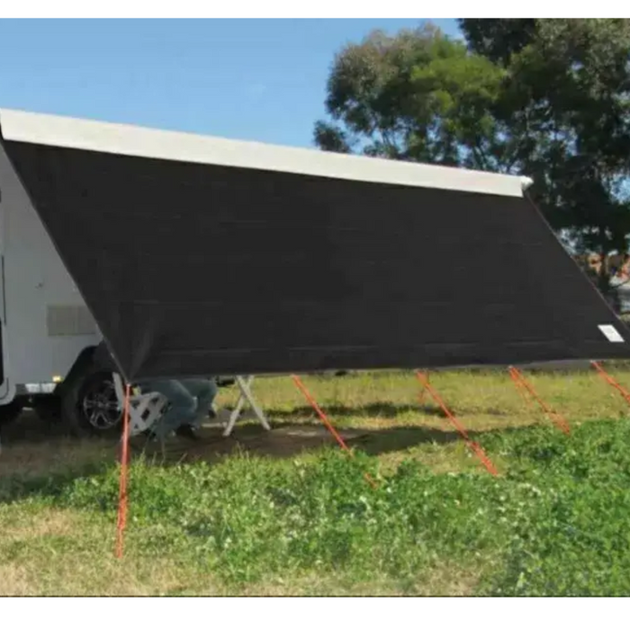 Coast V2 Black Sunscreen W4940mmxH1800mm T/S 17' CF Awning.