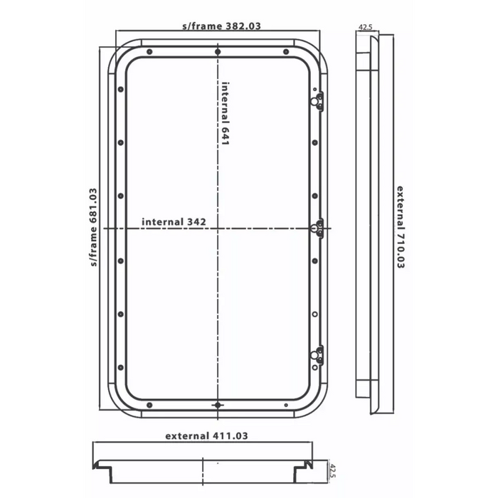 Coast Door 10 - Black Tunnel Boot Door
