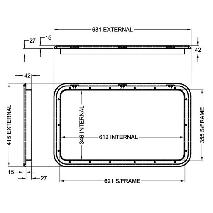 Coast Door 2 - Black 415 x 681 (M500-210)