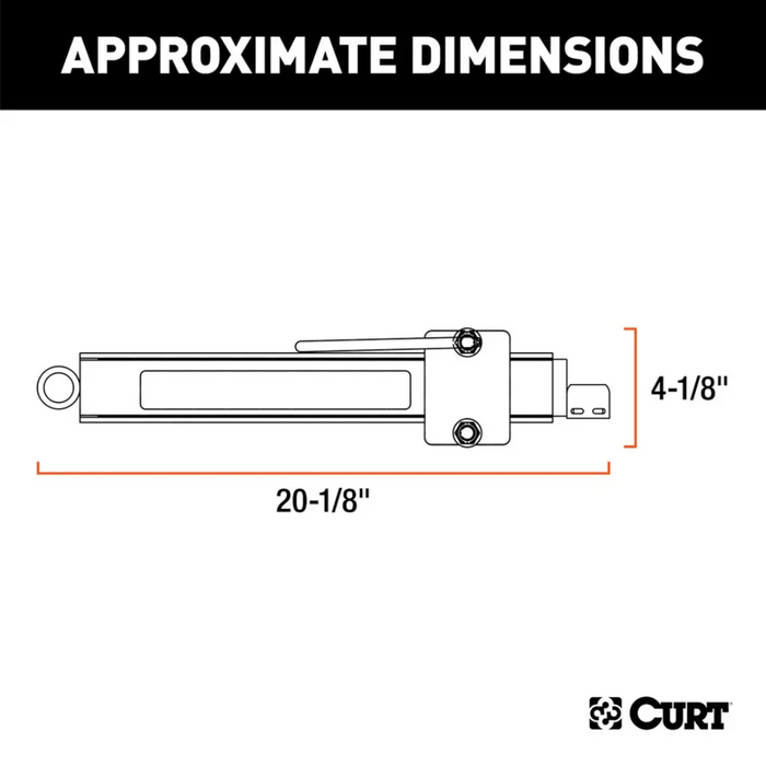 Curt Sway Control Kit with Bolt-on Chassis Adaptor. 17260-85