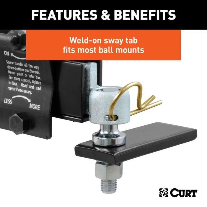 Curt Sway Control Kit with Bolt-on Chassis Adaptor. 17260-85
