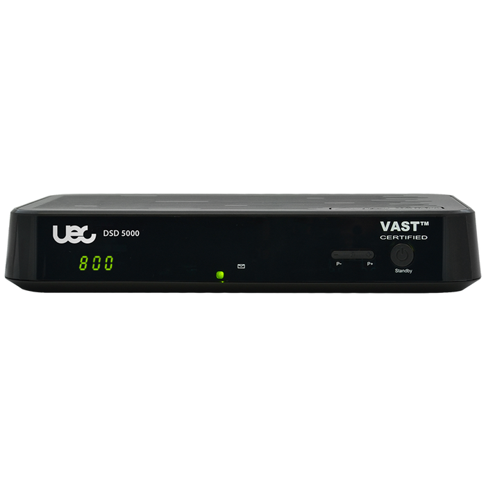 UEC VAST DSD 5000 Dual Tuner PVR 12V/240V Satellite Receiver (Decoder) SKU-1090A