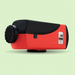 Red and black caravan diesel air heater