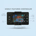 Digital controller for diesel air heater with labeled functions