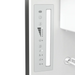 Control panel with various buttons on a white background