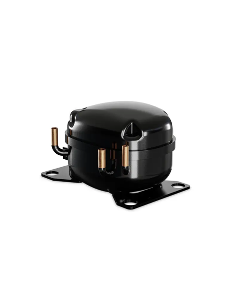 Black compressor for refrigerator/freezer