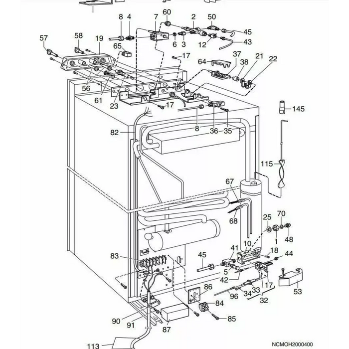 Dometic Fridge Element 240v 195w to suit RM2453/RM2553 3850644091