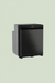 Black refrigerator/freezer for caravan