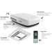 Dometic roof air conditioner with remote control on a white background