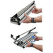 Man showing how to open double pull-out caravan steps