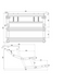 Dimensions on double pull-out caravan step