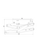 Showing dimensions for pull-out caravan step