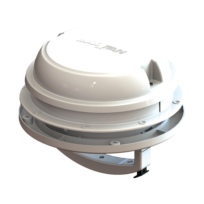 12V MaxxFan Dome Rooftop or Sidewall Ventilation Fan White or Black or Exhaust Fan